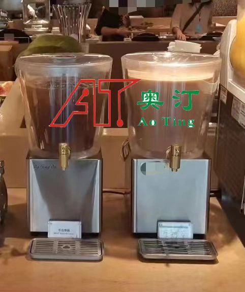 Hotel Restaurant Commercial Water Cola Fruit Juice Refrigeration Cooling Juicer Beverage Dispenser