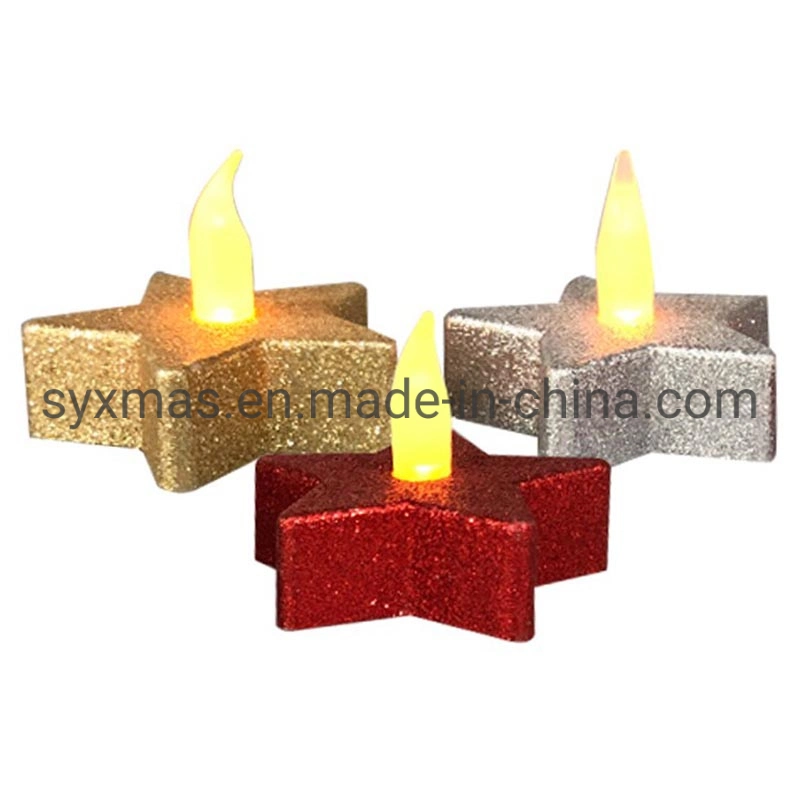 Wholesale/Supplier Christmas Star Shape LED Tea Light