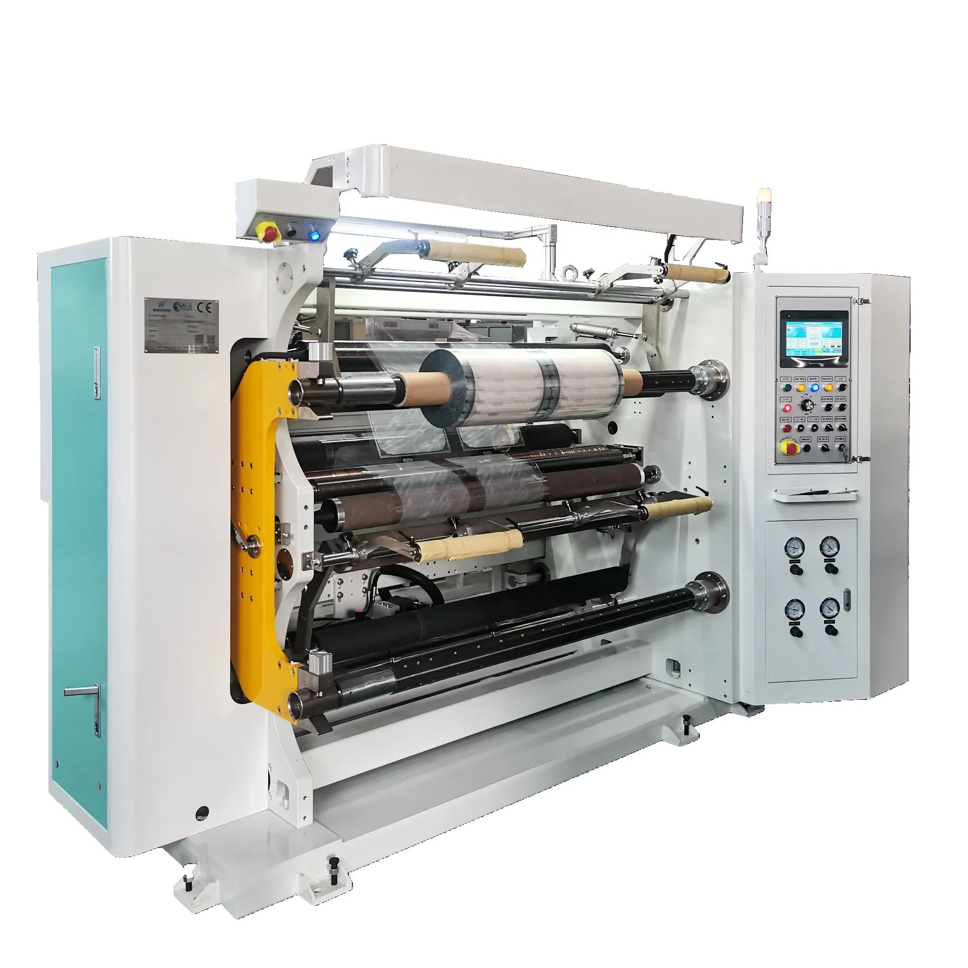 Fully Automatic Lamination Film Cutter Slitter Rewinder Machine High Speed Film Plastic Slitting and Rewinding