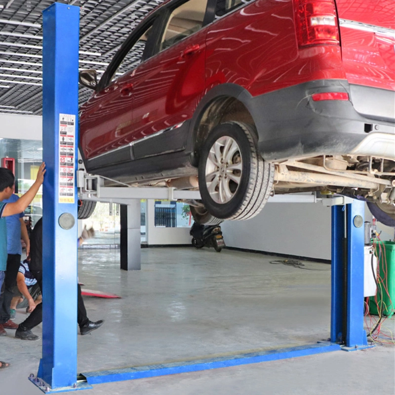 Equipamiento de taller 2 Postes elevador de coche de alquiler de equipos de servicio