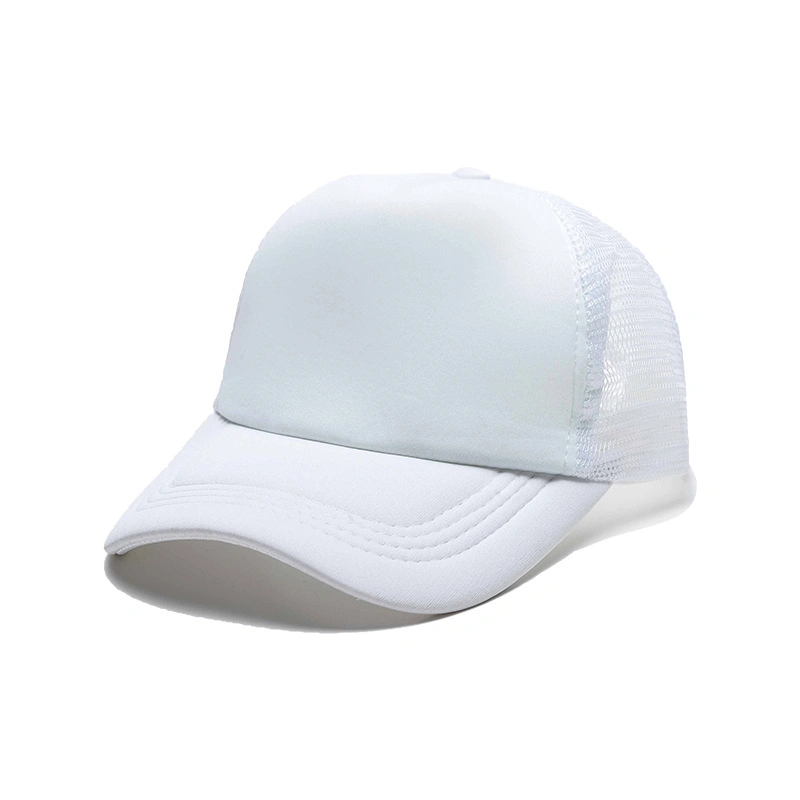 Adults Men&prime; S Trucker Cap China OEM Label High quality/High cost performance  Hats Mesh Polyester Sports Hat