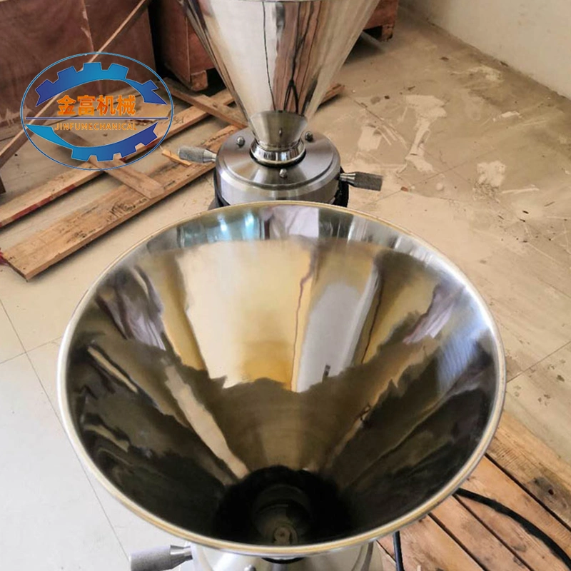 Automatic Grain Beans Fruits Nuts Peanut Spicy Tomate Paste Butter Grinding Colloid Mill Machine