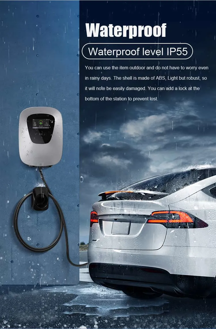 22kw AC 22kw EV Charger with Load Balance Type a AC 30mA+DC 6mA