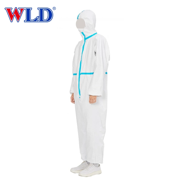 Medic Protéger les vêtements Sugama Non-Woven combinaisons jetables de gros, Zhuohe, Wld