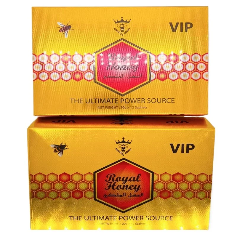 OEM Natural Vital Health Organic Custom Sexual Pure Pink Bee King VIP Sexual Aphrodisiac Royal Honey VIP for Men