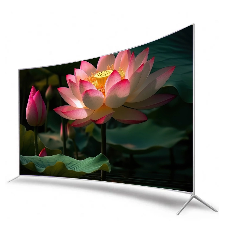 Новые оригинальные подписи по кривой Smart TV 4K большой экран цифровой HD 55 65 75 85 телевизионных