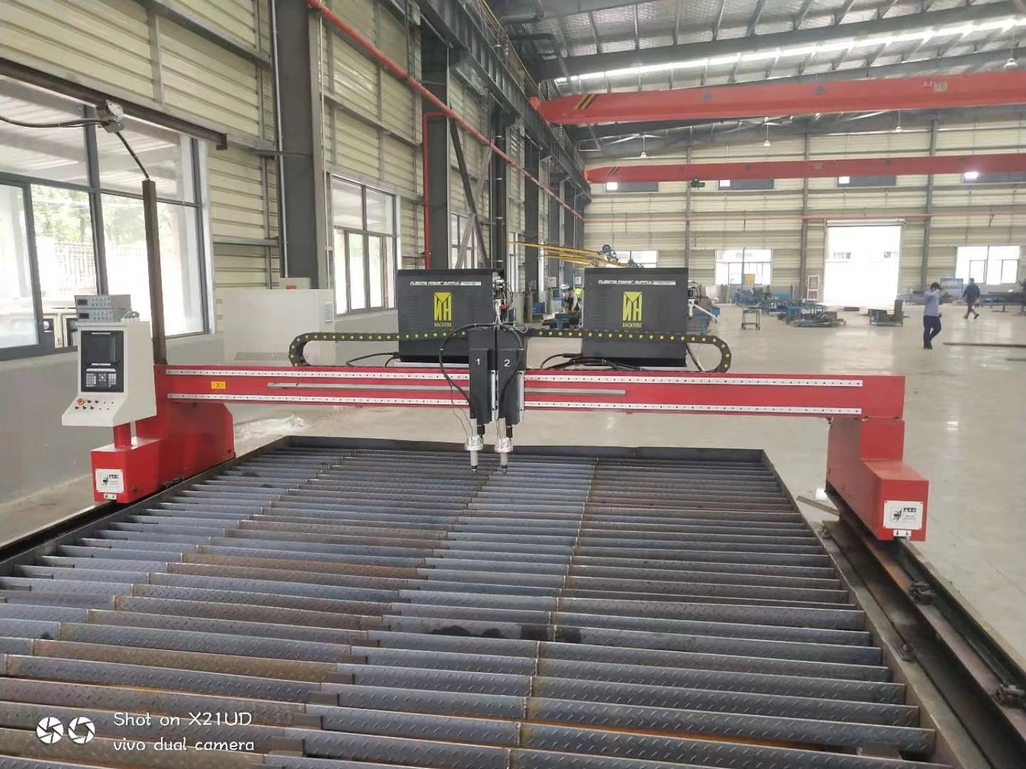 Gantry CNC Plasma/Flame Cutting Machine for Carbon Steel Stainless Steel Metal Sheet Processing Cutting 105A 125A 150A 260A CNC Plasma Cutter Price