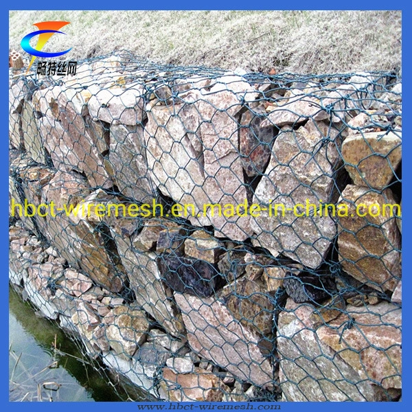 Heavy Galvanized PVC Coated Gabion Basket Wire Mesh