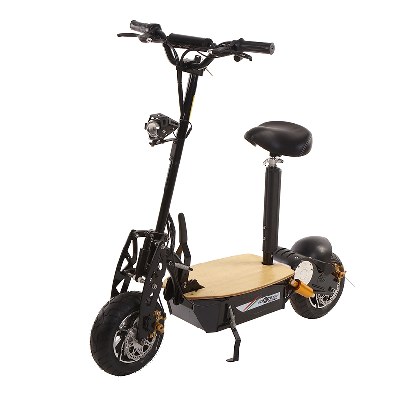 Venta caliente 1600W 48V El scooter eléctrico de adultos, plegable y portátil Dirt Bike