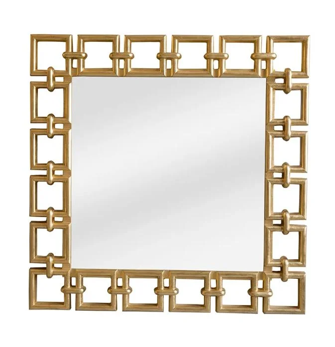 Factory Custom-Made Stylish Metal Luxury Living Room Decorative Mirror