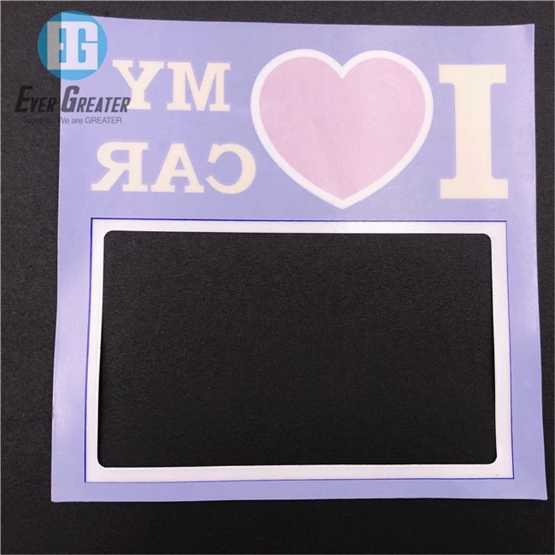 Custom Reusable Removable Clear Static Cling Window Decal Sticker Printing Window Sticker