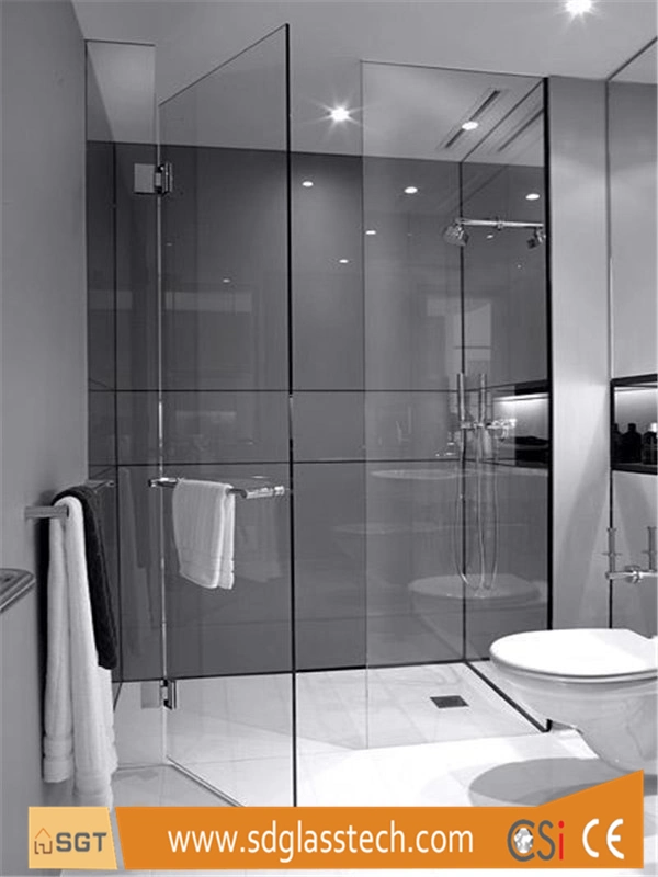 10/ 12mm Clear Toughened Heat Soaked Shower Door Glass