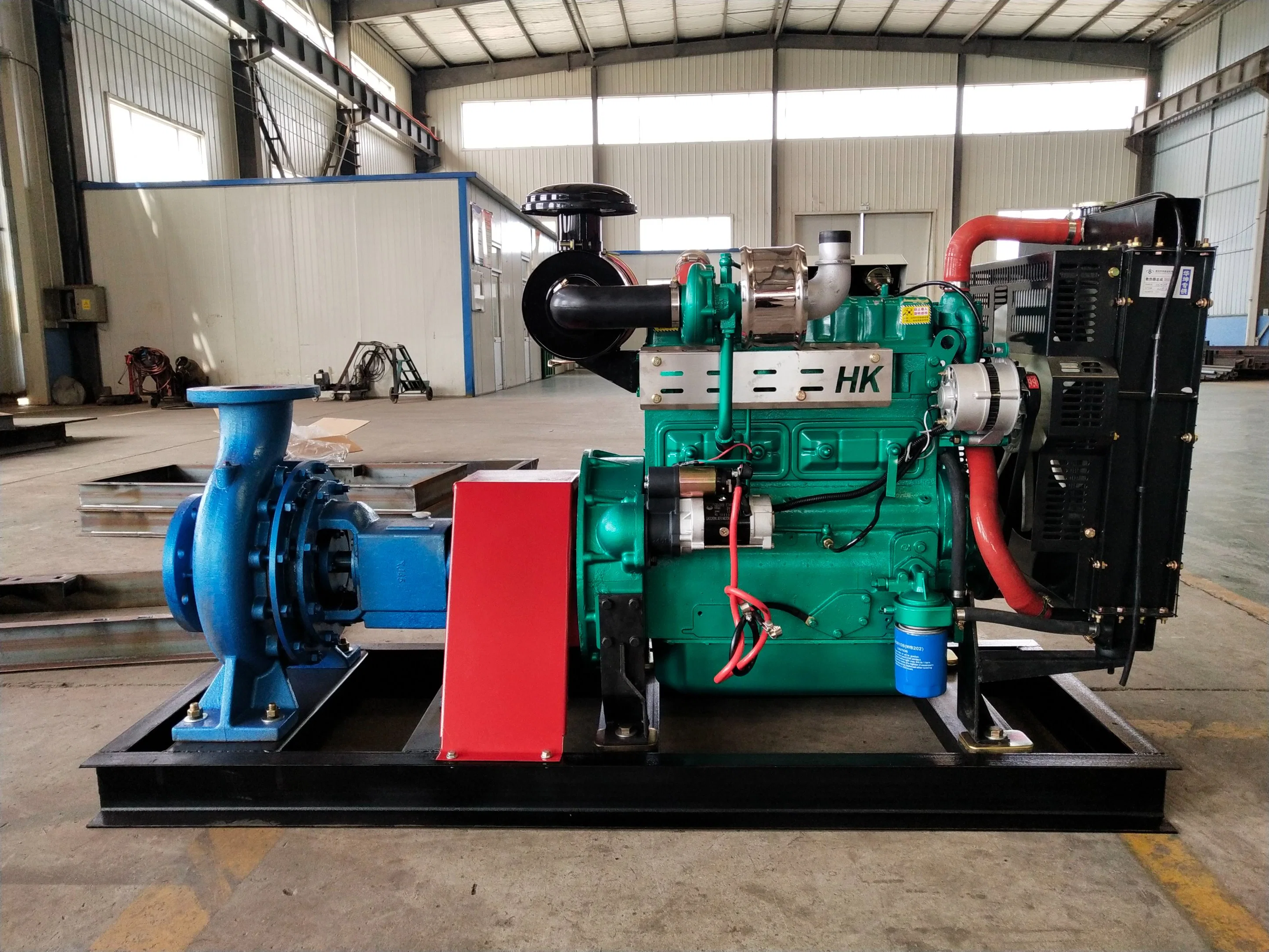 Pompe à eau pour moteur diesel à amorçage automatique fixe pour l'agriculture Irrigation