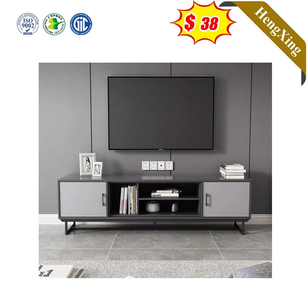 Creative Black Mixed Black Color Living Room Home Furniture Storage TV Stand with Drawers