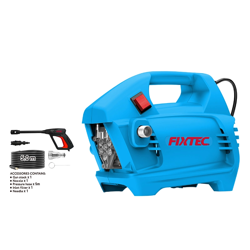 Fixtec Portable Induction Motor 1200W High Pressure Cold Water Jet Cleaner for Car