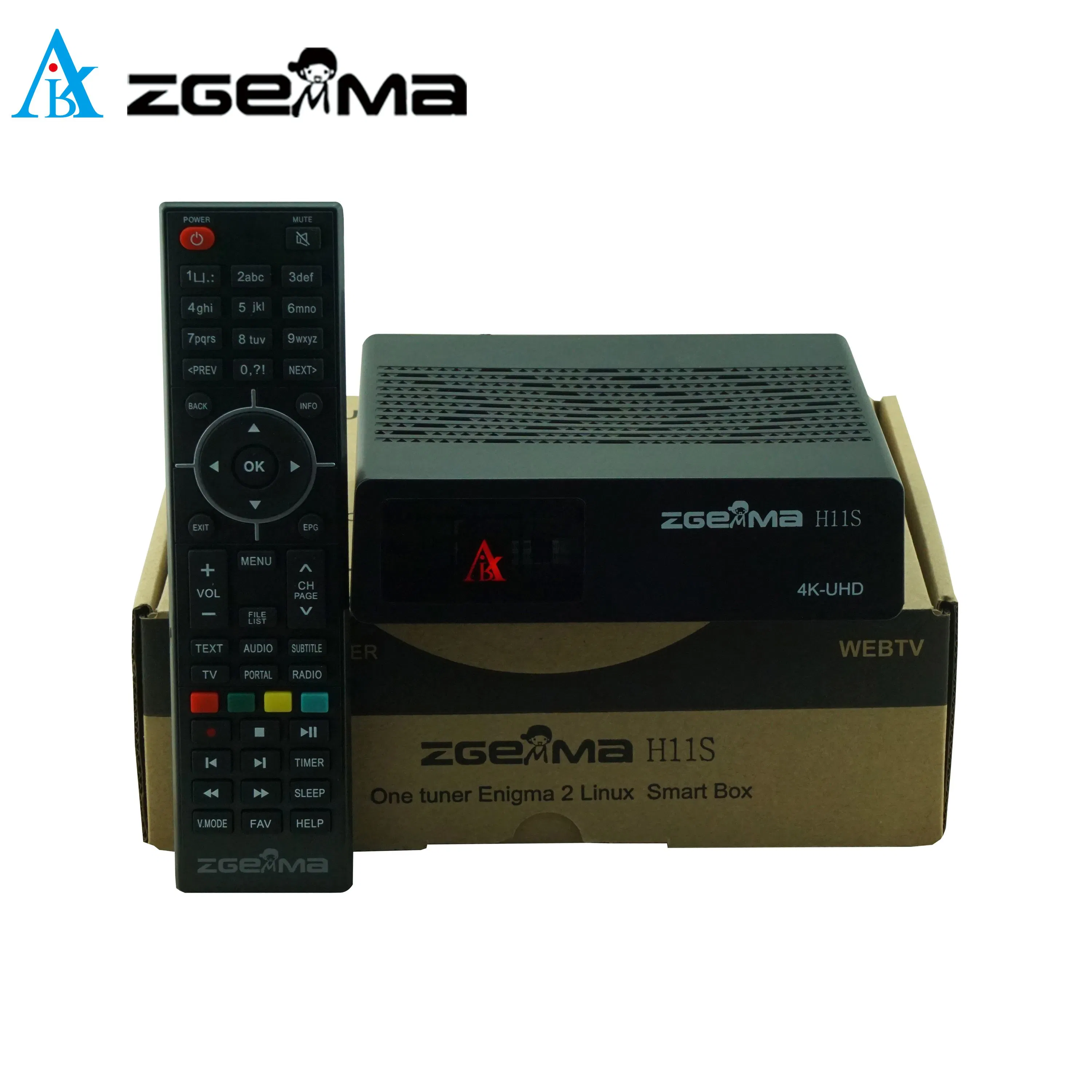 Cutting-Edge Zgemma H11s Satellite Receivers - Enigma2 Linux OS, One DVB-S2X Tuner, TV Decoder