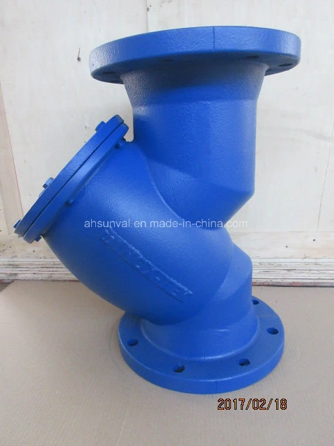 125 Class Flat Flang Y Type Strainer/ANSI Cast Iron Class 125 Flat Flange Y Type Strainer