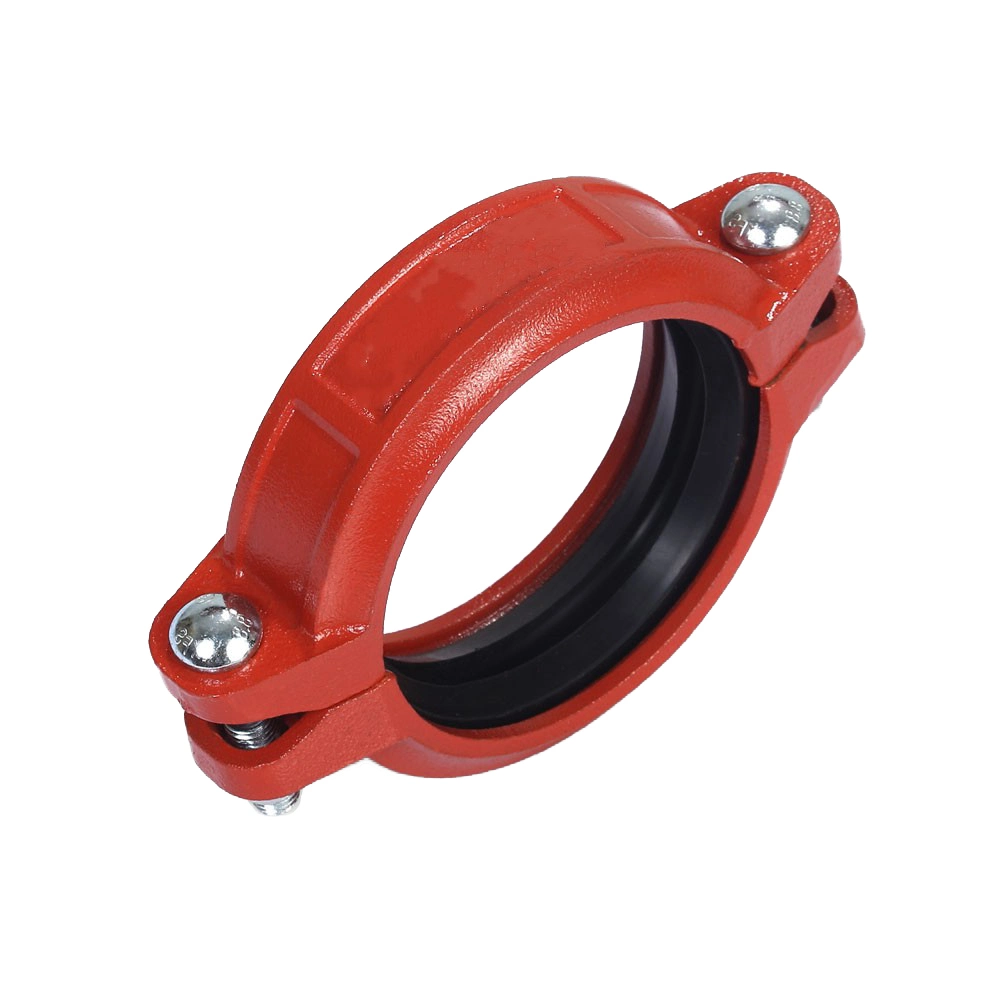 Customize Grooved Pipe Fitting Fastener Cast Iron Rigid Coupling for Fire Fighting