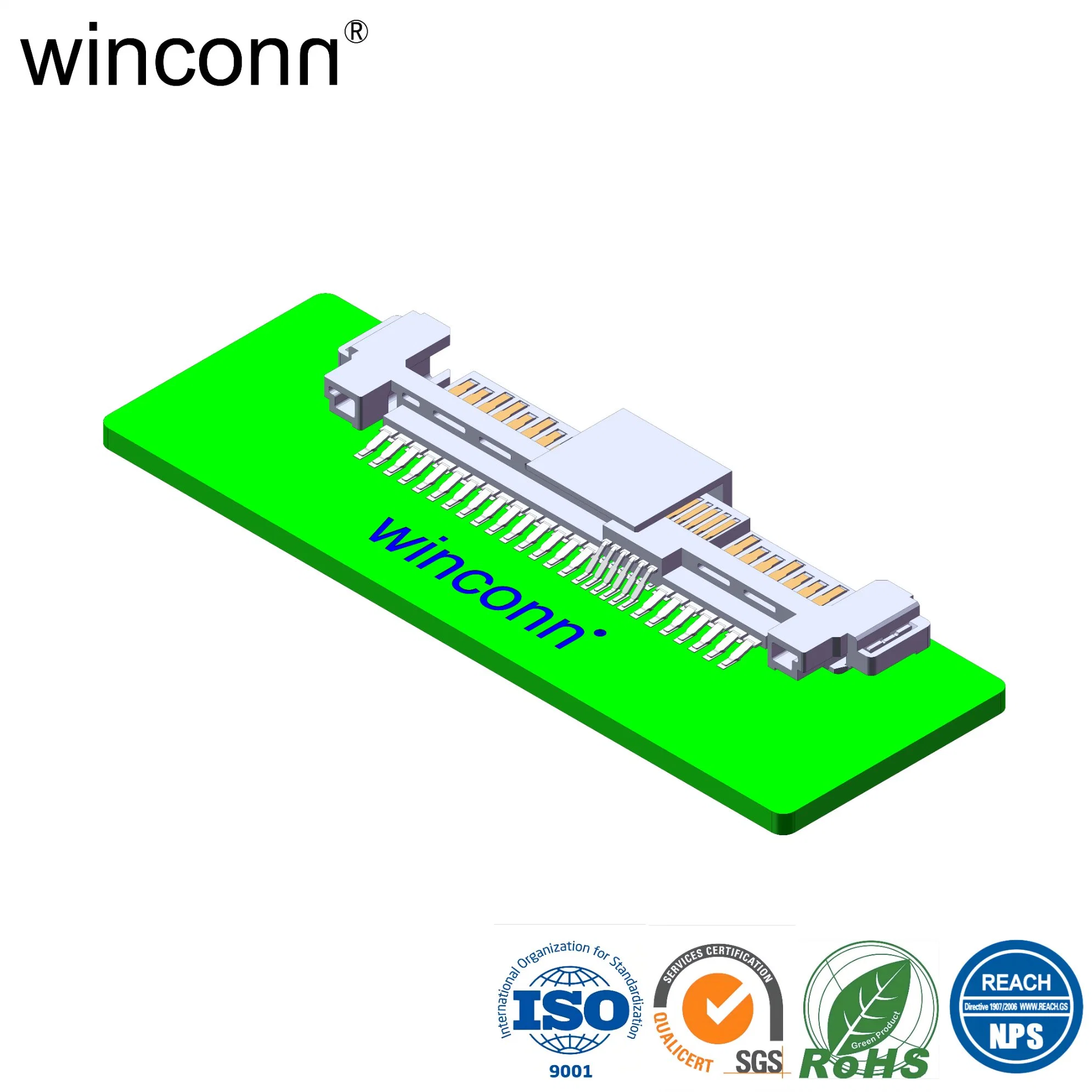 U. 2 SFF-8639 Mini SAS/PCIe 68P; 68P Sff8639-Anschluss