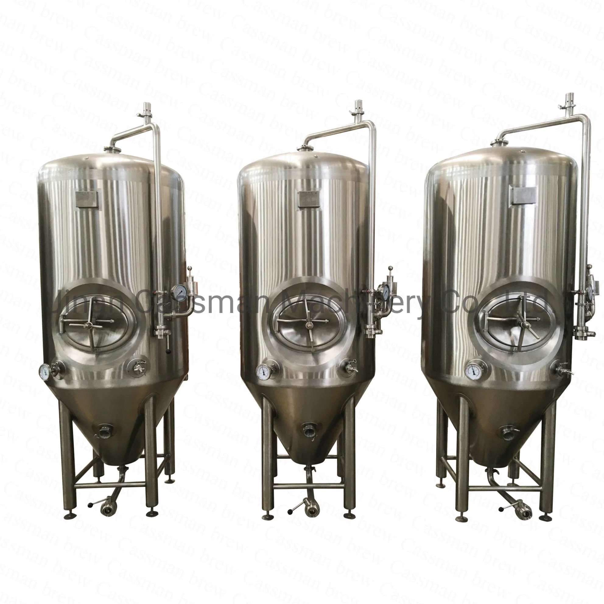 Cassman SUS304 Steam Heating 2 Vessels 1000L Pub Brewery Equipment