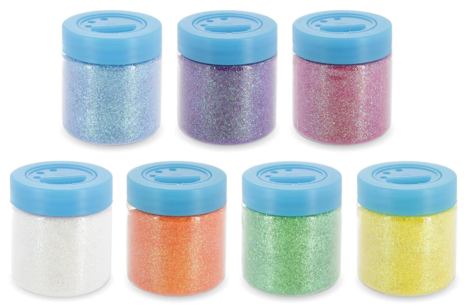 Art Crazy Colors Deluxe Glitter Shakes of Jars Set Kit