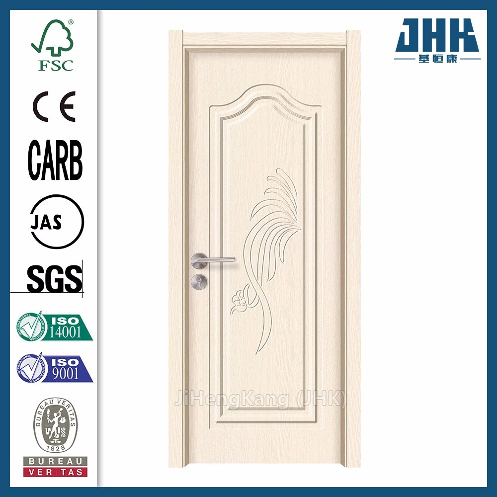 Jhk-P05 Bathroom Plastic Sheet Laminate Closet PVC Door