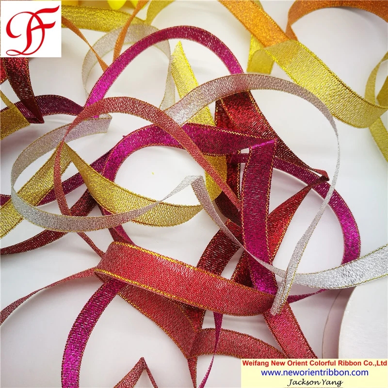 Top and Stable Quality of Color Metallic Ribbon at Most Competitive Price for Gifts/Wrapping/Holiday/Decoration/Garment Directly From Leading Factory in China