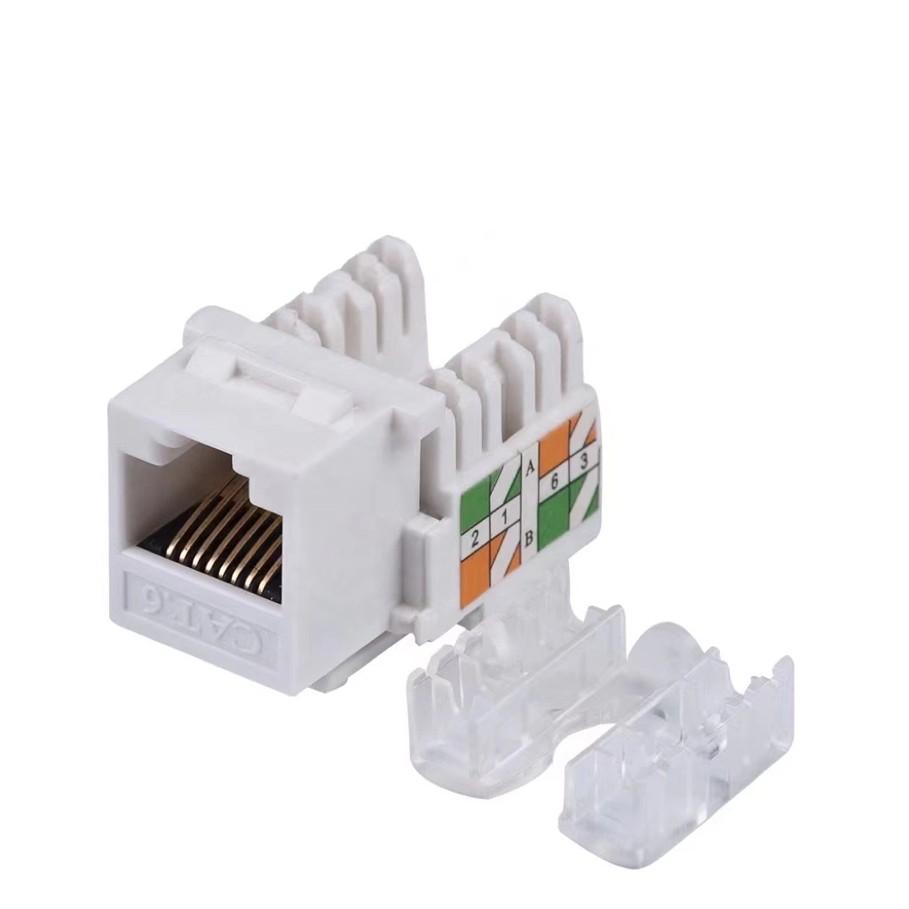 Jack Keystone RJ45 femelle Cat6 UTP 110 Punch Down