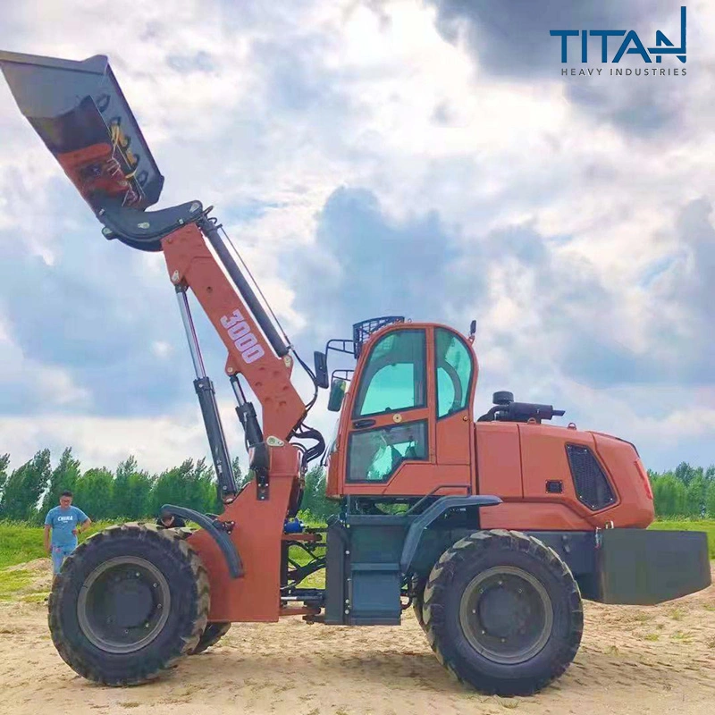 Telescopic articulating loader telescopic loaders made in china Tian TL3000T