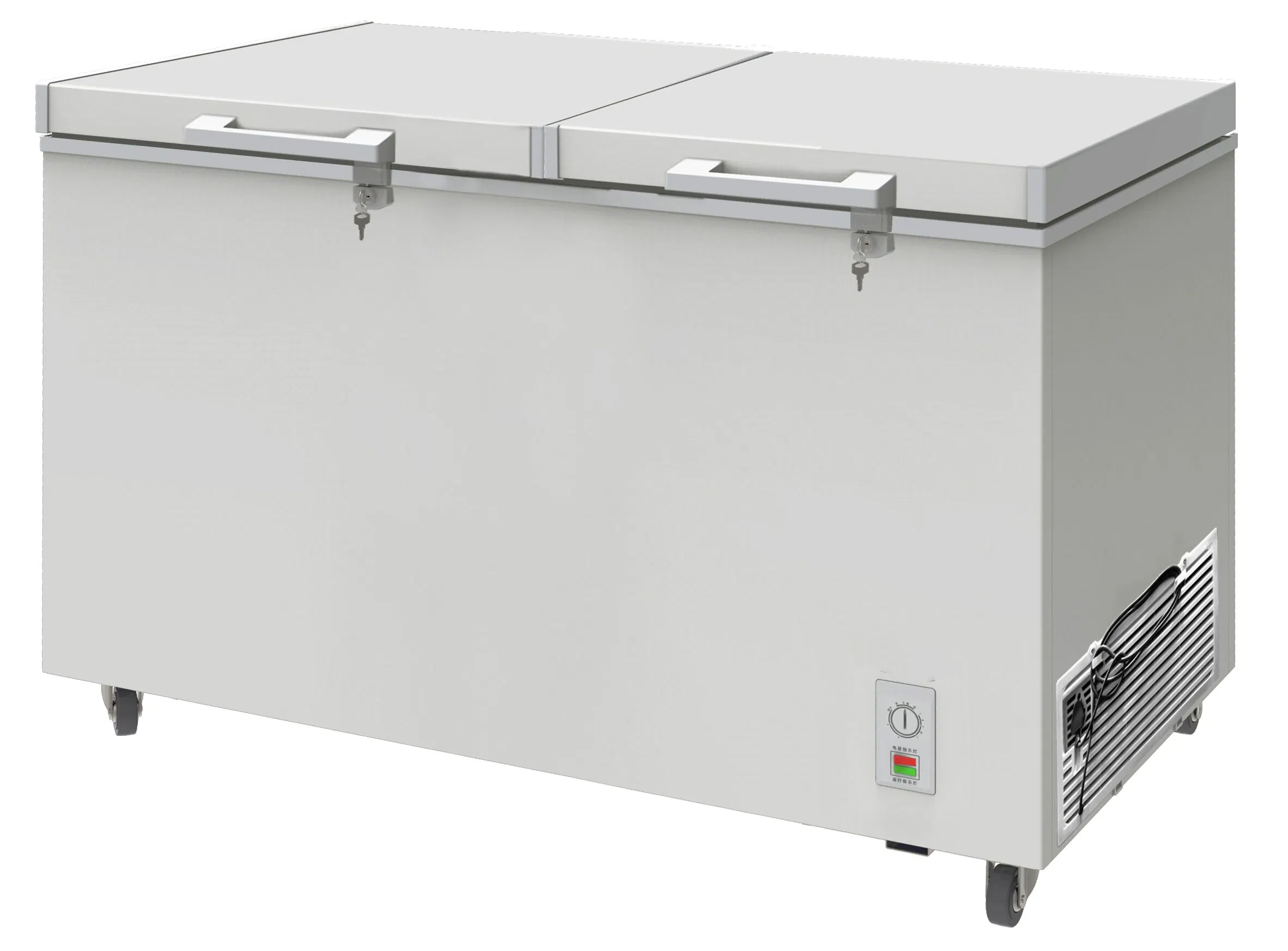 365L Commercial Top Open Foaming Door Deep Horizontal Brand Compressor Refrigeration Chest Freezer