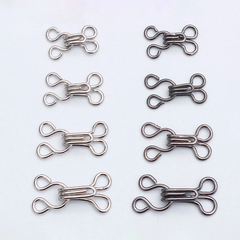 Hook and Eye Fasteners for Clothing Coat Trousers Hooks Brass Trouser Hooks and Eye for Bra