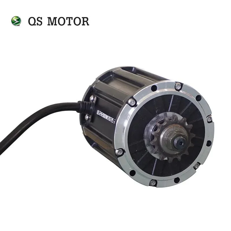 QS 120 2kw 72V60kph MID Drive Motor with Belt Driven 2000W