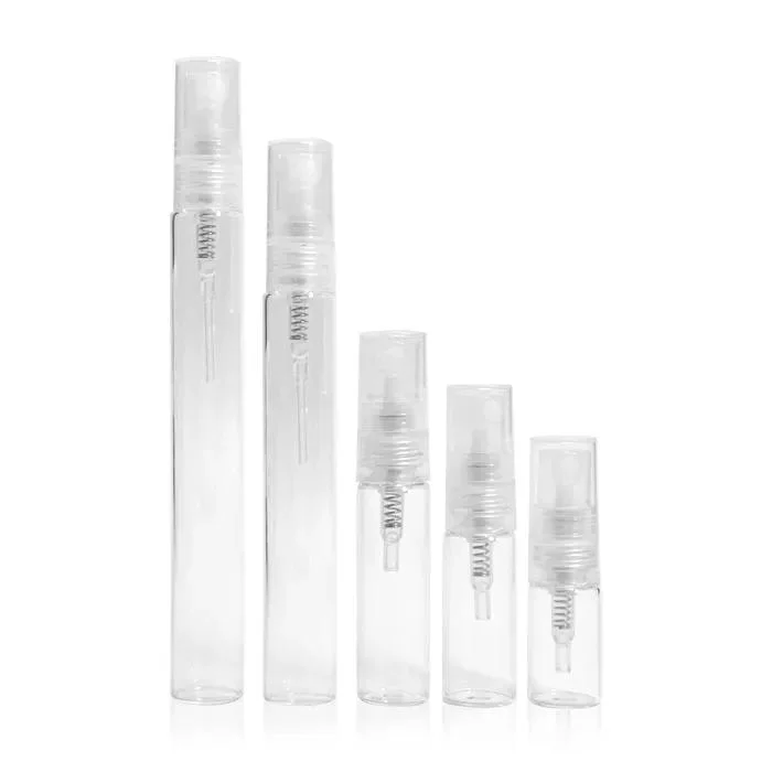2ml 3ml 5ml 10ml Mini Clear Spray Bottle Glass Perfume Sample Packaging