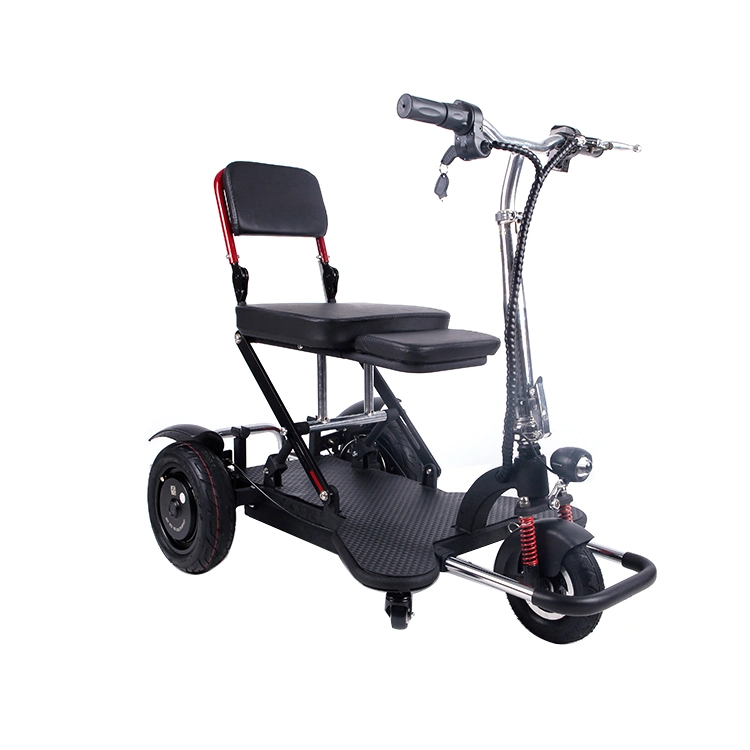 Portable Folding Lightweight Electric Handicap Scooter Motorized Tricycles 3 Wheel Scooters