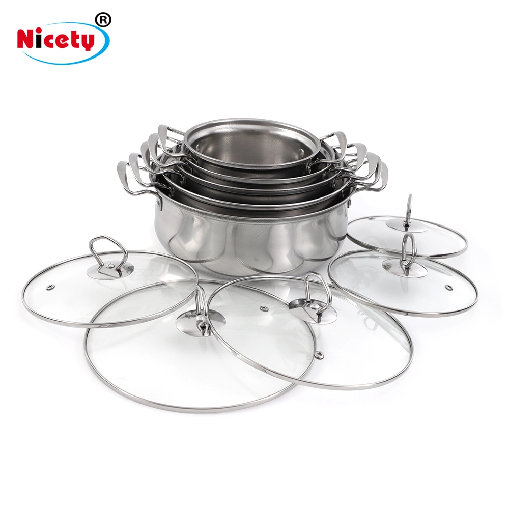 High quality/High cost performance  Outdoor Durable Heathy Cookware Soup Pot Set Cooking Casserole Pot