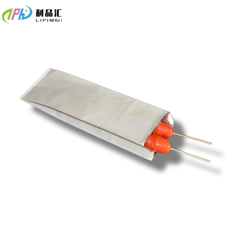 Aluminum Foil Paper Bag Heat Resistant BBQ Takeaway Bag Chicken Hot Dog Kraft Packaging Bag