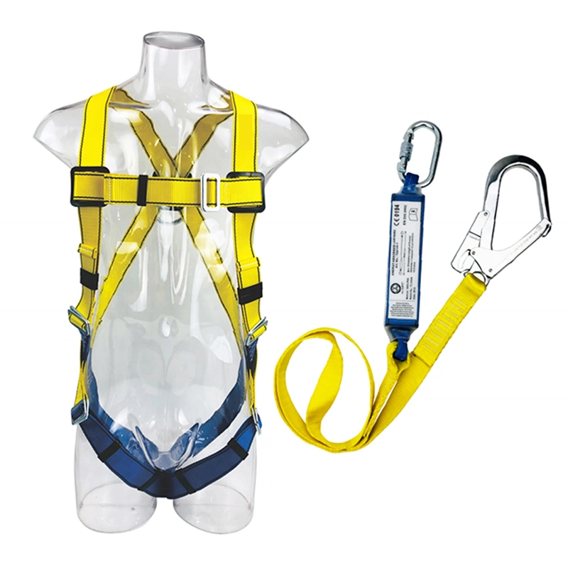 D Ring Retractable Lanyard En361 Full Body Safety Harness with Rope