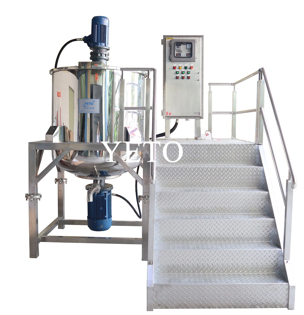 Industrial Chemical Cosmetics Gel Making Machine Explosion Proof High Shear Homogenizer Mixer Tank Equipment Price