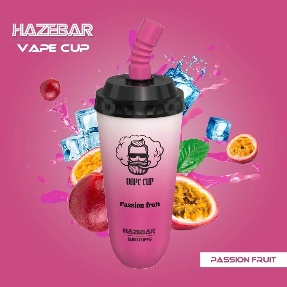 Hazebar Mesii Mini Cup 6000 Puffs Disposable Vape Pen 6K Puff Bar Fruit Flavors Mesh Coil Vaporizer E-Cigarette