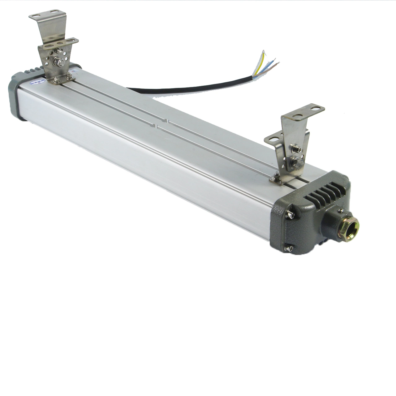 2FT 4FT Ceiling, Wall or Conduit Mounting Explosion Proof LED Linear Strip Hazard Location Light Fixture with Emergency Ballast