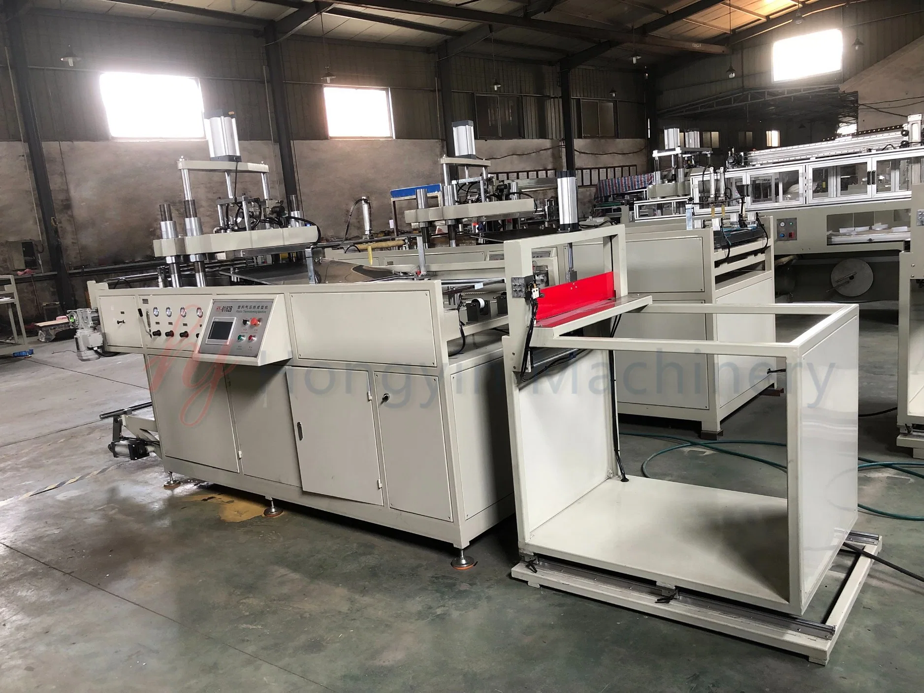 Contact-Heat Single Station Blister Thermoforming Machine 660*760mm Large Forming Area