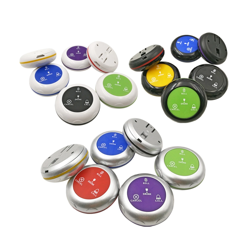 Wireless Service Calling System Small Wireless Buzzer Popular in Restaurant