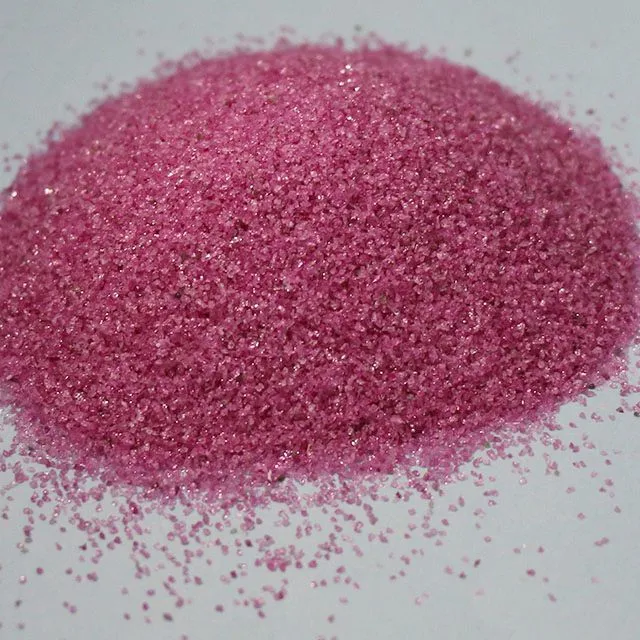 2023 Rosa Fused Aluminiumoxid Pink Korund Chrom Korund Schleifmittel Pink Aluminiumoxid