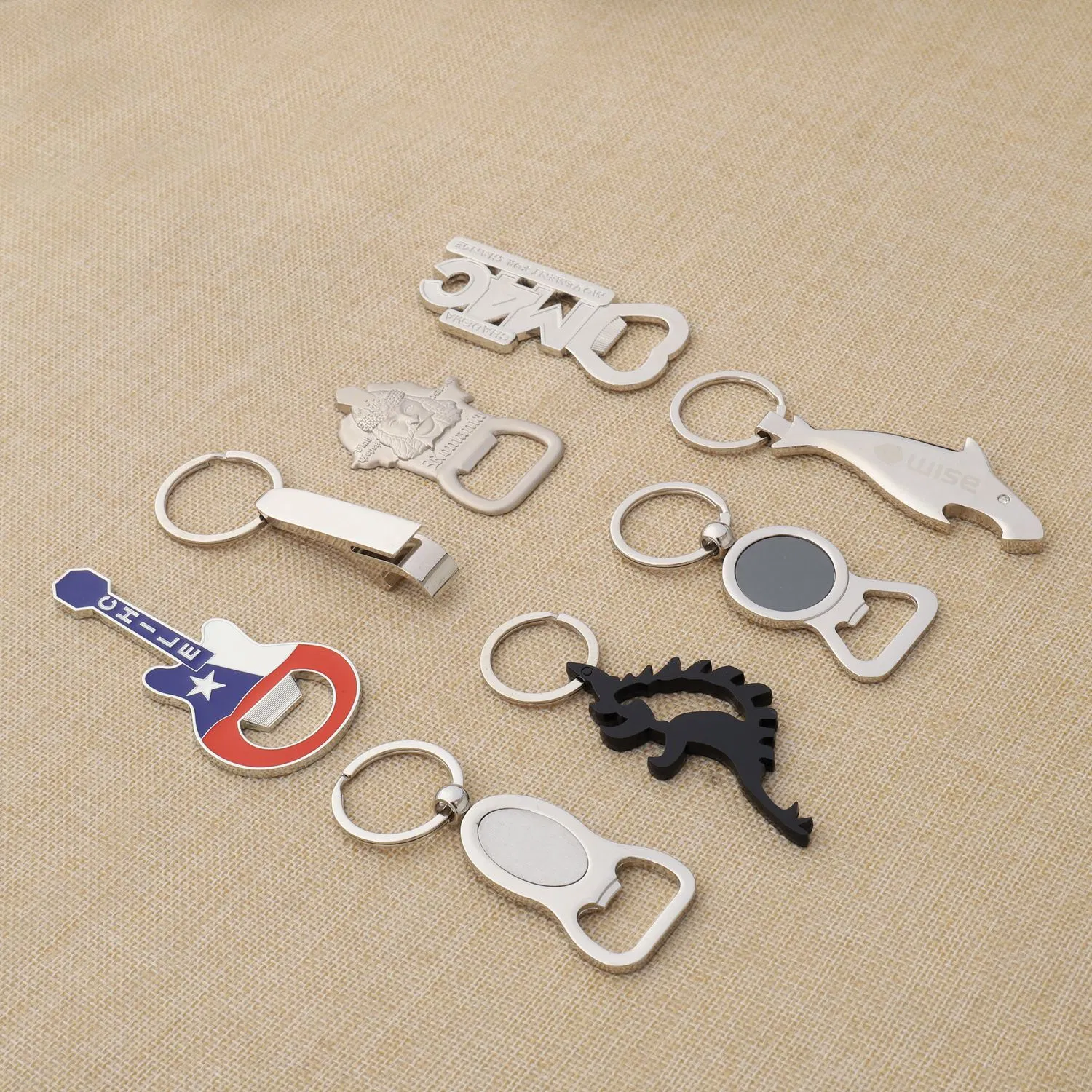 Promotional Metal Teardrop Die Cast Key Chain with Promotional Gifts