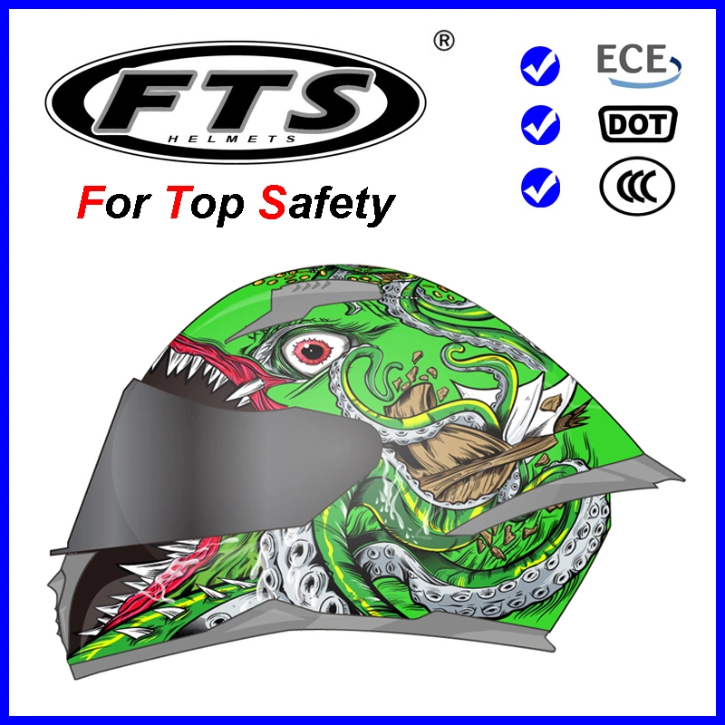 2023 نموذج جديد Full Face Helmet Dp816 مع الشهادات DOT واللجنة الاقتصادية لأوروبا R 22.06