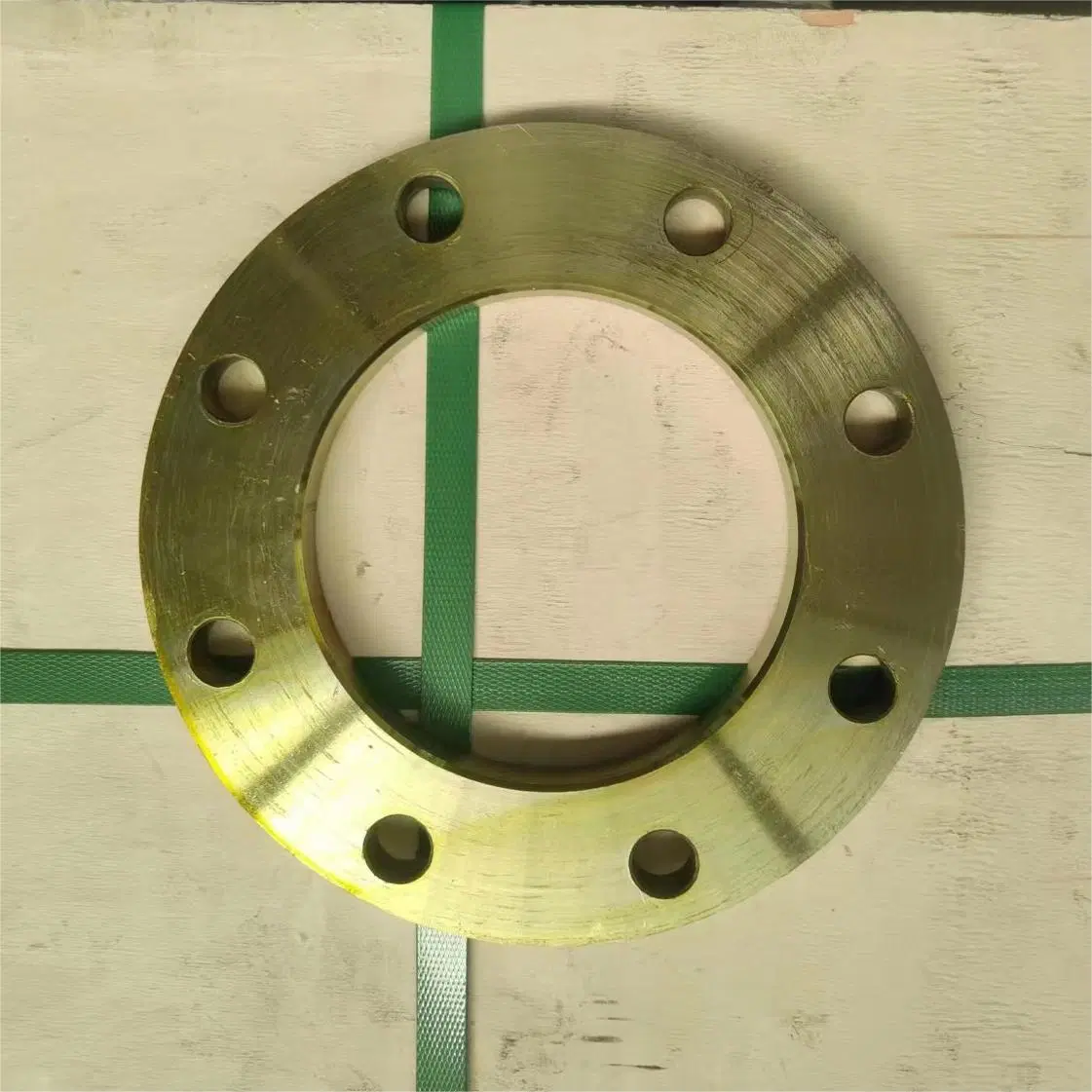 En1092/BS4504 Pn16/Pn10 DN10-DN2000 Carbon Steel Plate Flange Yellow Paint