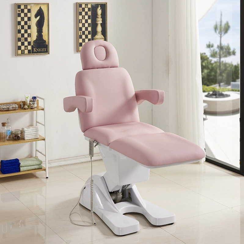 Cadeiras de SPA para massagem em salão de beleza, para pés, unhas e manicure, com luxo e venda de encanamento. Conjunto de móveis de beleza não incluso. Cadeira de pedicure rosa com forro.