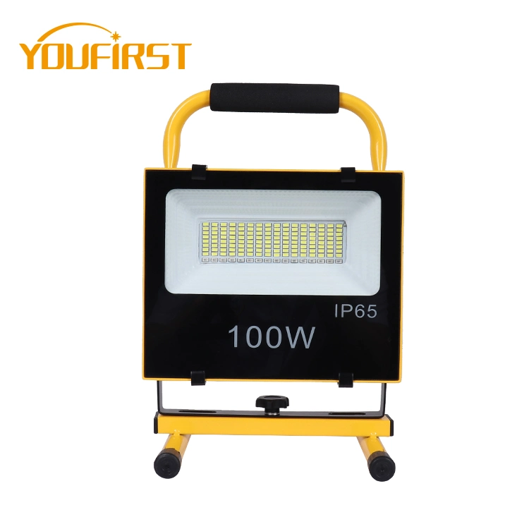 Outdoor Waterproof Bridgelux SMD 10W Portable LED Rechargeable Flood Light