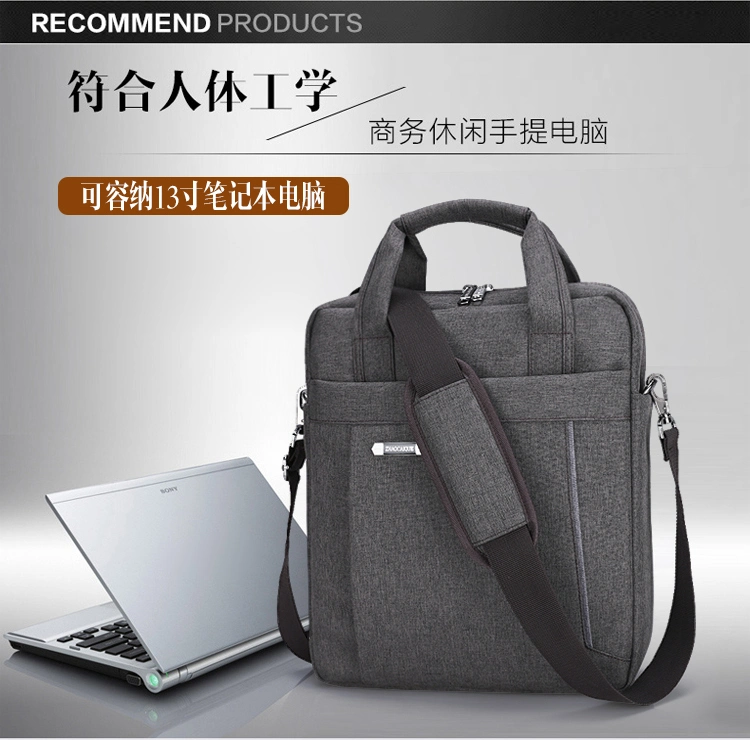 Linen Cloth Computer Bag Business Bag Laptop Bag