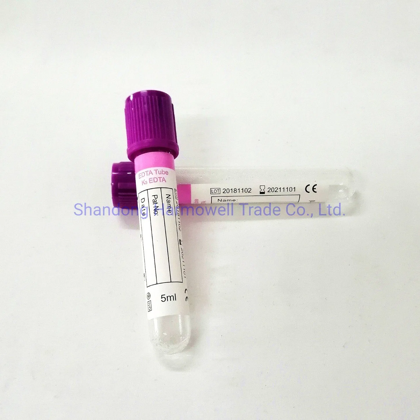 Tubo de extracción de sangre al vacío medicinal aprobación CE tubo PRP EDTA Tubo